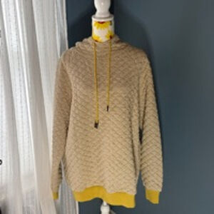 Women's Betsy’s Boutique Tan & Yellow Hoodie XL